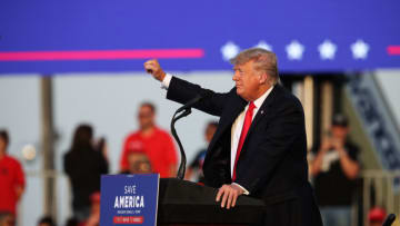 Former President of United States Donald Trump (Photo by Tayfun Coskun/Anadolu Agency via Getty Images)