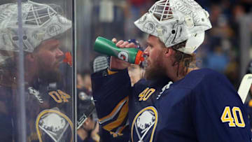 BUFFALO, NY - JANUARY 9: Robin Lehner