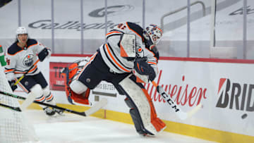 Mike Smith #41, Edmonton Oilers (Photo by Jason Halstead/Getty Images)