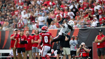Cincinnati Bearcats cornerback Arquon Bush against Miami Redhawks at Paycor Stadium.