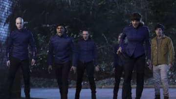 MOTHERLAND: FORT SALEM - "Revolution, Part 1" - The Camarilla bring the fight to Fort Salem. Raelle, Abigail, and Tally must make decisions. The season finale of "Motherland: Fort Salem" airs Tuesday, August 24 at 10:00 p.m. ET/PT on Freeform. (Freeform/Jeff Petry)ESS HODLMOSER, PRANEET AKILLA, JESSICA SUTTON, TAYLOR HICKSON, ASHLEY NICOLE WILLIAMS, TONY GIROUX