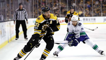 BOSTON, MA - OCTOBER 19: Patrice Bergeron