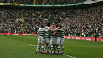 Celtic celebrate a goal -- (Credit: Brian Hargadon -- Flickr Creative Commons)