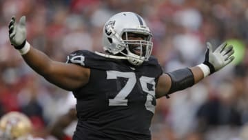 OAKLAND, CA - DECEMBER 7: Defensive tackle Justin Ellis