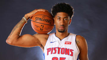 Detroit Pistons Christian Wood. (Photo by Gregory Shamus/Getty Images)