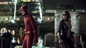 The Flash -- "Blocked" -- Image Number: FLA502b_0020b.jpg -- Pictured (L-R): Grant Gustin as The Flash and Jessica Parker Kennedy as XS -- Photo: Katie Yu/The CW -- ÃÂ© 2018 The CW Network, LLC. All rights reserved