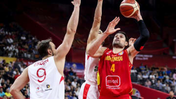 Nikola Vucevic, Chicago Bulls, 2023 World Cup (Photo by Zhizhao Wu/Getty Images)