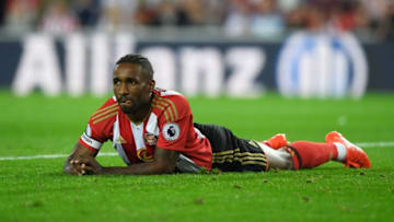 SUNDERLAND, ENGLAND - SEPTEMBER 12: Jermain Defoe of Sunderland reacts after a missed chance during the Premier League match between Sunderland and Everton at Stadium of Light on September 12, 2016 in Sunderland, England. (Photo by Stu Forster/Getty Images)