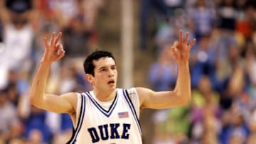 Duke basketball guard JJ Redick (Photo by Streeter Lecka/Getty Images)