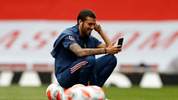 Arsenal's midfielder Dani Ceballos (Photo by PAUL CHILDS/POOL/AFP via Getty Images)