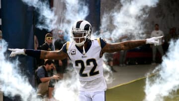 LOS ANGELES, CA - DECEMBER 10: Trumaine Johnson (Photo by Kevork Djansezian/Getty Images)