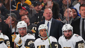 Vegas Golden Knights head coach Gerard Gallant