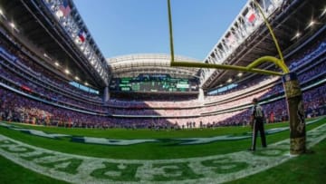 Nov 23, 2014; Houston, TX, USA; General view of NRG Stadium during a game between the Houston Texans and the Cincinnati Bengals. Mandatory Credit: Troy Taormina-USA TODAY Sports