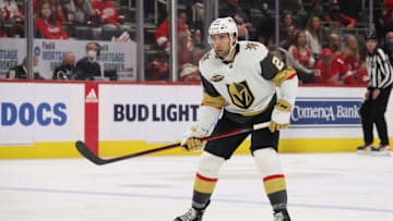 Michael Amadio for the Vegas Golden Knights. (Photo by Gregory Shamus/Getty Images)