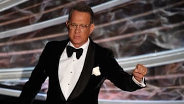 Tom Hanks (Photo by Mark RALSTON / AFP) (Photo by MARK RALSTON/AFP via Getty Images)