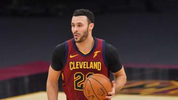 Cleveland Cavaliers big Larry Nance Jr. brings the ball up the floor. (Photo by Jason Miller/Getty Images)