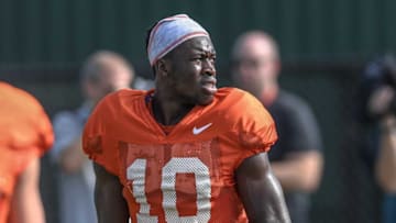 After a 2020 season marred by health issues, Joseph Ngata broke through in Clemson's 2021 opener with six receptions for 110 yards against Georgia.Clemson Football Practice August 12