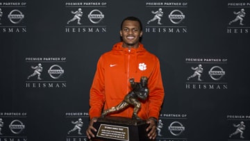 Heisman finalist Deshaun Watson. Photo by Kelly Kline/Getty Images for The Heisman)