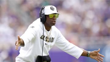 AL.com's Joseph Goodman pondered which program will poach Deion Sanders away from the Colorado football program at season's end (Photo by Ron Jenkins/Getty Images)