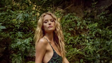 Kate Bock was photographed by Yu Tsai in Belize. Swimsuit by Agua by Agua Bendita. Earrings and bracelet by Viktoria Hayman. Shop swimsuits by Agua by Agua Bendita: Shop a similar look with the Kali one piece ($177). Agua Bendita swimwear is a mix of technology, handcrafts and joyful colors. Shop earrings by Viktoria Hayman: Double Drop Earrings ($145).Shop bracelets by Viktoria Hayman: Tall Cuff ($225).