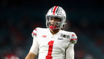 (Photo by Mark J. Rebilas-USA TODAY Sports) Justin Fields