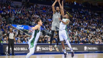 Brooklyn Nets, Kevin Durant. Center. Mandatory Credit: Jerome Miron-USA TODAY Sports