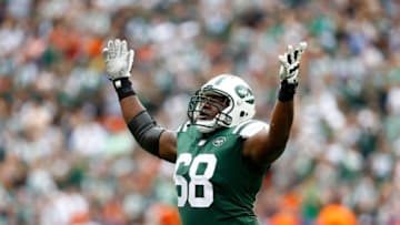 Kelvin Beachum #68 of the New York Jets (Photo by Mike Stobe/Getty Images)