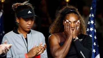 Naomi Osaka and Serena Williams (Photo by Julian Finney/Getty Images)
