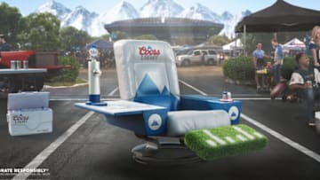 Coors Light Chill Throne for football season, photo provided by Coors Light