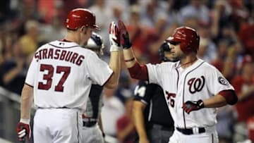 Stephen Strasburg picked up his 15th win as the Nationals increased their lead in the NL East to seven games over the Braves. (Mandatory Credit: Joy R. Absalon-US PRESSWIRE)
