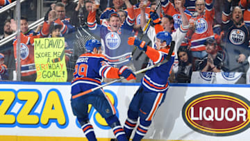 EDMONTON, AB - MARCH 28: Connor McDavid. (Photo by Andy Devlin/NHLI via Getty Images)