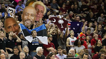 South Carolina basketball fans. Mandatory Credit: Jim Dedmon-USA TODAY Sports