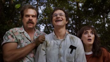David Harbour and Winona Ryder in Stranger Things.