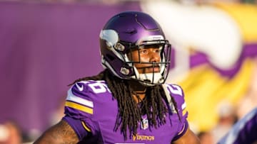 Aug 15, 2015; Minneapolis, MN, USA; Minnesota Vikings cornerback Trae Waynes (26) looks on prior to a game against the Tampa Bay Buccaneers at TCF Bank Stadium. Mandatory Credit: Brace Hemmelgarn-USA TODAY Sports