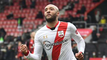 Southampton's English midfielder Nathan Redmond celebrates scoring his team's second goal during the English FA Cup quarter final football match between Bournemouth and Southampton at the Vitality Stadium in Bournemouth, southern England on March 20, 2021. - RESTRICTED TO EDITORIAL USE. No use with unauthorized audio, video, data, fixture lists, club/league logos or 'live' services. Online in-match use limited to 120 images. An additional 40 images may be used in extra time. No video emulation. Social media in-match use limited to 120 images. An additional 40 images may be used in extra time. No use in betting publications, games or single club/league/player publications. (Photo by Glyn KIRK / AFP) / RESTRICTED TO EDITORIAL USE. No use with unauthorized audio, video, data, fixture lists, club/league logos or 'live' services. Online in-match use limited to 120 images. An additional 40 images may be used in extra time. No video emulation. Social media in-match use limited to 120 images. An additional 40 images may be used in extra time. No use in betting publications, games or single club/league/player publications. / RESTRICTED TO EDITORIAL USE. No use with unauthorized audio, video, data, fixture lists, club/league logos or 'live' services. Online in-match use limited to 120 images. An additional 40 images may be used in extra time. No video emulation. Social media in-match use limited to 120 images. An additional 40 images may be used in extra time. No use in betting publications, games or single club/league/player publications. (Photo by GLYN KIRK/AFP via Getty Images)
