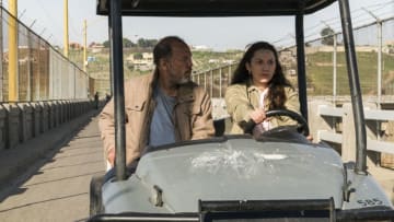 Ruben Blades as Daniel Salazar, Lisandra Tena as Lola Guerrero - Fear the Walking Dead _ Season 3, Episode 4 - Photo Credit: Richard Foreman, Jr/AMC