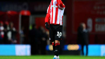 West Ham's deal for Brentford's Algerian winger, Said Benrahma, appears to be in danger of collapsing according to multiple reports. (Photo by Alex Burstow/Getty Images)