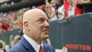 HOUSTON, TX - OCTOBER 30: Houston Texans Owner Bob McNair celebrates after the game between the Houston Texans and the Detroit Lions at NRG Stadium on October 30, 2016 in Houston, Texas. (Photo by Thomas B. Shea/Getty Images)