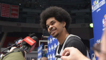 Brooklyn Nets Jarrett Allen Rising Stars Challenge. Mandatory Copyright Notice: Copyright 2019 NBAE (Photo by /NBAE via Getty Images)