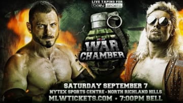 Brian Pillman Jr takes on Austin Aries on the October 7, 2019 episode of MLW Fusion. Image courtesy MLW