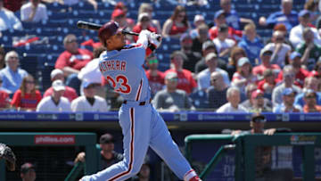 Until Santana gets going, Altherr may have additional playing time. Photo by H. Martin/Getty Images.