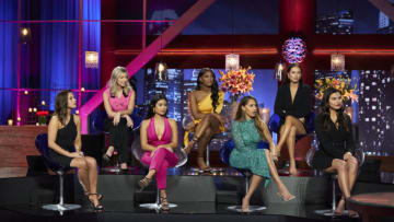 THE BACHELOR - ÒThe Bachelor: Women Tell AllÓ Ð Fifteen women return to relive the romance and rehash the rivalries from their journeys to find love. Some may seek forgiveness while others take a stand, but everyone will have the opportunity to speak their piece, including the Bachelor himself, Matt James. Among other reunions, Serena P. and Matt will face each other for the first time since her emotional hometown date exit. This pre-taped special takes all the emotion and sprinkles in hilarious bloopers as well as an exclusive sneak peek at the remainder of the season, to create ÒThe Bachelor: Women Tell All,Ó airing MONDAY, MARCH 1 (8:00-10:00 p.m. EST), on ABC. (ABC/Craig Sjodin)KATIE, KIT, JESSENIA, KHAYLAH, RYAN, ABIGAIL, BRITTANY