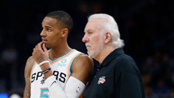 Dejounte Murray, San Antonio Spurs (Photo by Lachlan Cunningham/Getty Images)