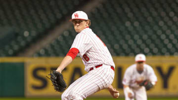 University of Houston pitcher Patrick Weigel (18) (Photo by Juan DeLeon/Icon Sportswire/Corbis/Icon Sportswire via Getty Images)