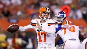 CLEVELAND, OH - AUGUST 21: Brock Osweiler