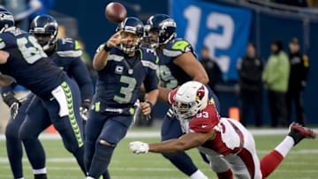 SEATTLE, WA - DECEMBER 24: Quarterback Russell Wilson