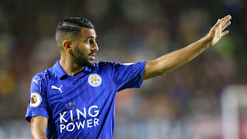 LOS ANGELES, CA - JULY 30: Riyad Mahrez of Leicester City during the ICC Cup match between Paris Saint-Germain and Leicester City at StubHub Center on July 30 , 2016 in Los Angeles, California. (Photo by Plumb Images/Leicester City FC via Getty Images)