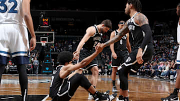 Brooklyn Nets Jarrett Allen. Mandatory Copyright Notice: Copyright 2018 NBAE (Photo by Nathaniel S. Butler/NBAE via Getty Images)