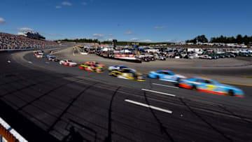 Sep 25, 2016; Loudon, NH, USA; A general view of the New Hampshire Motor Speedway during the New England 300. Mandatory Credit: Brian Fluharty-USA TODAY Sports
