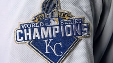 Championship Patch - Mandatory Credit: Mark J. Rebilas-USA TODAY Sports